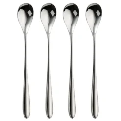 Bourton Bright lattesked 4-pack, Rostfritt stål