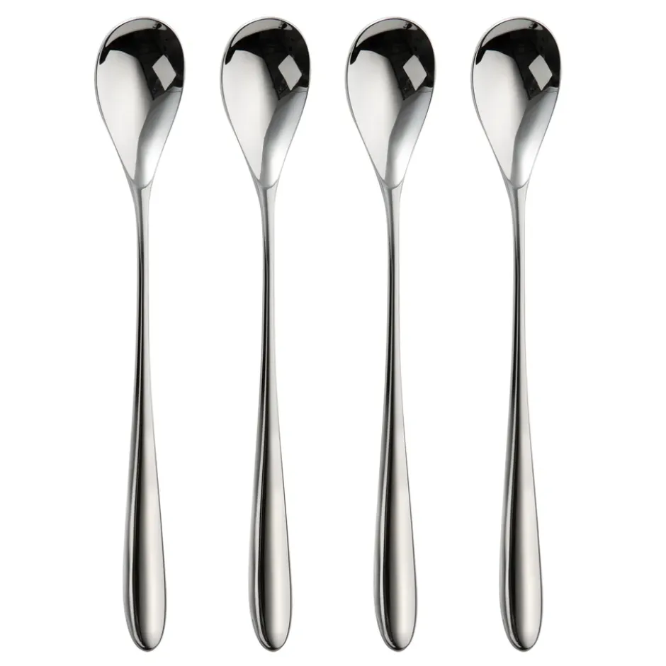 Bourton Bright lattesked 4-pack, Rostfritt stål