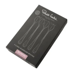 Bourton Bright lattesked 4-pack, Rostfritt stål