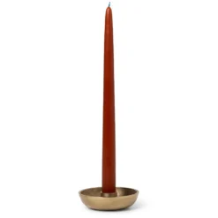 Bowl ljusstake Ø10 cm, Mässing