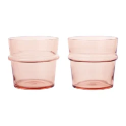 Boya dricksglas lågt 30 cl 2-pack, Blush