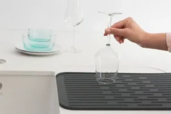 Brabantia diskmatta silikon, mörkgrå