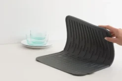 Brabantia diskmatta silikon, mörkgrå