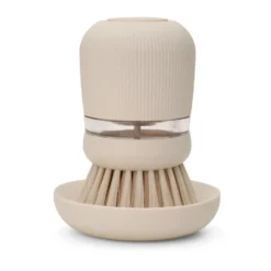 Brabantia diskmedelsbehållare med diskborste, Soft beige