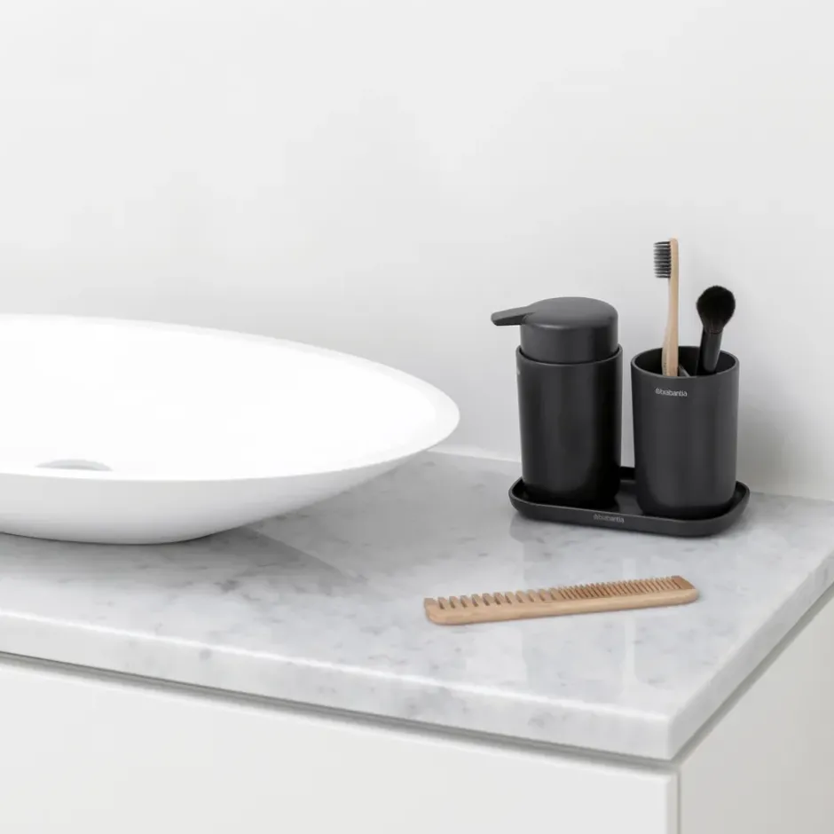 Brabantia ReNew handfatsset 3 delar, Mörkgrå
