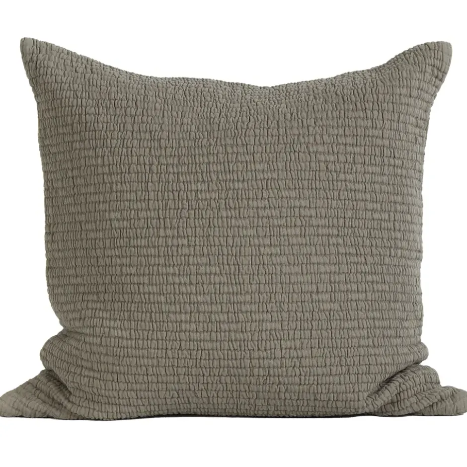 Brick kuddfodral 50x50 cm, Olive