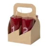 Broste adventsljus, Burgundy-White, 4 delar