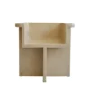 Brutus Dining Chair stol, Sand