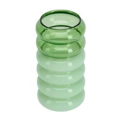 Bubble 2-i-1 vas och ljusstake 13,5 cm, Green