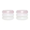 Bubble ljuslykta Ø5,6 cm 2-pack, Milky white-pink
