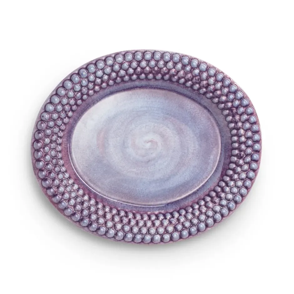 Bubbles ovalt fat 35 cm, Viol