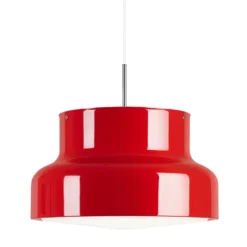Bumling lampa 400 mm, röd
