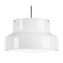 Bumling lampa stor 600 mm, Vit-opalglas