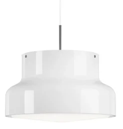 Bumling lampa stor 600 mm, Vit-ringraster