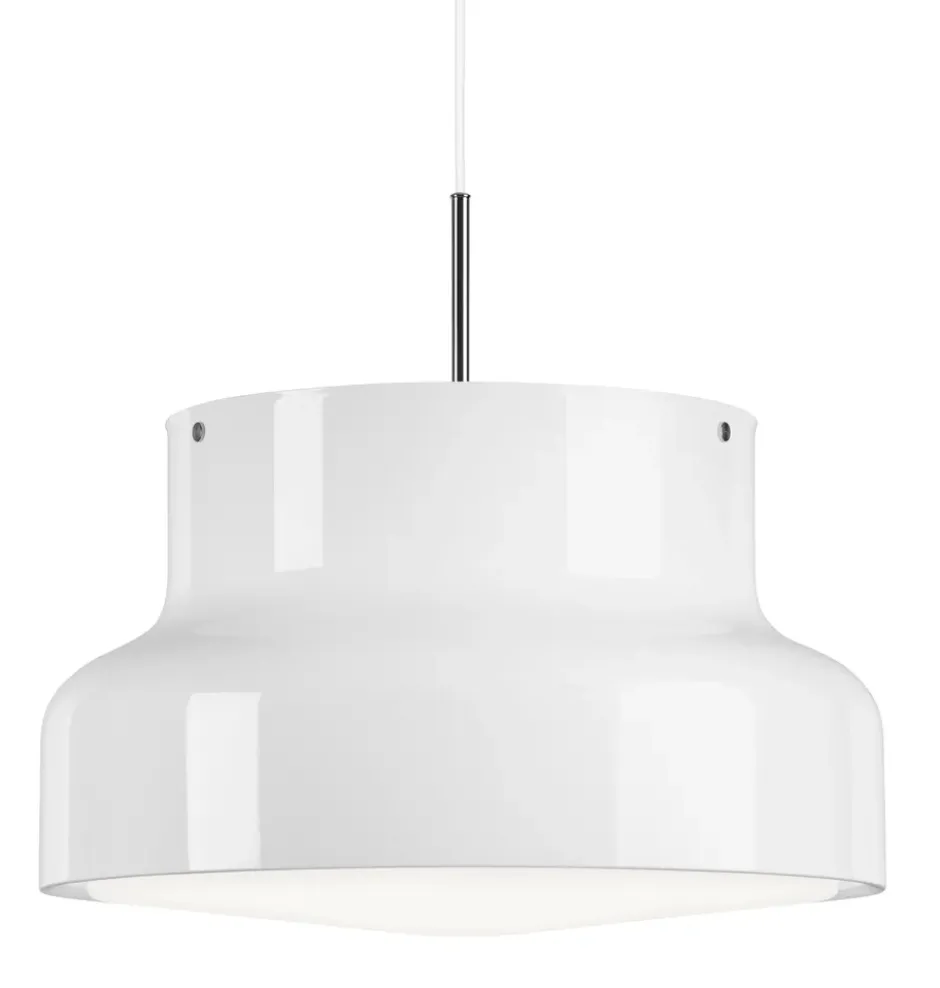 Bumling lampa stor 600 mm, Vit-ringraster