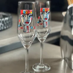 Butterfly Messenger champagneglas, 30 cl