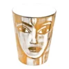 Butterfly Messenger mugg guld-vit, 35 cl