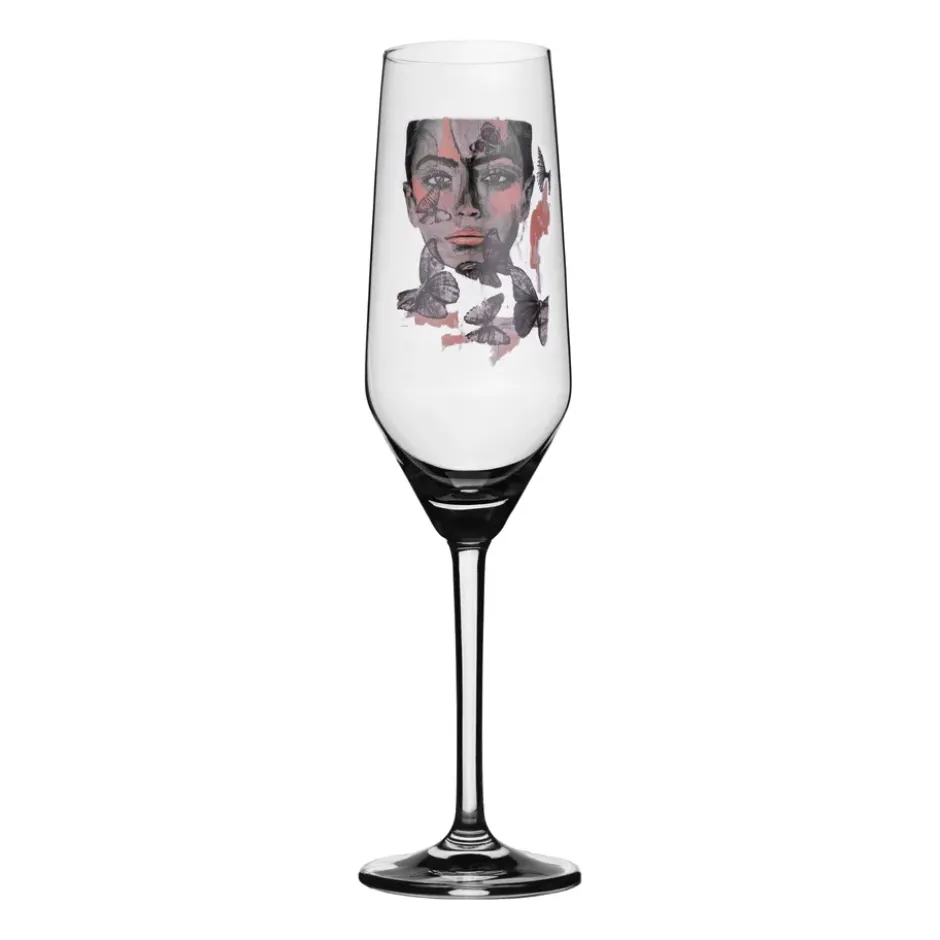Butterfly Queen champagneglas, 30 cl