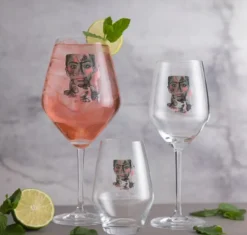 Butterfly Queen rödvinsglas, 75 cl