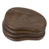Cairn butter boards bricka 4-pack, Dark Brown