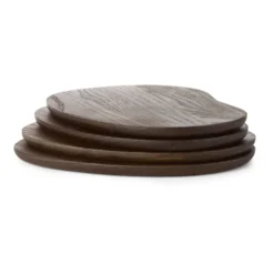Cairn butter boards bricka 4-pack, Dark Brown