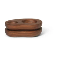 Cairn äggkopp 2-pack, Dark brown