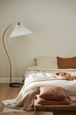 Calm kuddfodral linne 50x50 cm, Almond Brown