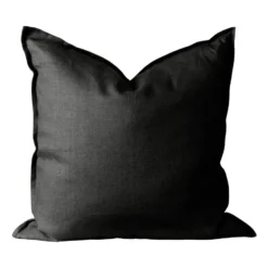 Calm kuddfodral linne 50x50 cm, Carbon