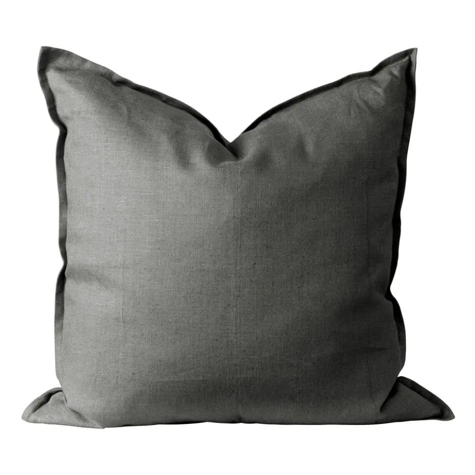 Calm kuddfodral linne 50x50 cm, Charcoal