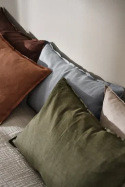 Calm kuddfodral linne 40x60 cm, Chocolate Brown
