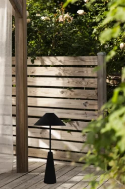 Cannes golvlampa portabel, Svart