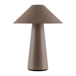 Cannes portabel bordslampa, Brun
