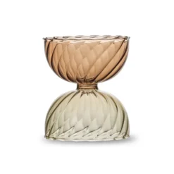 Carameli skål 13 cm, Orange-beige
