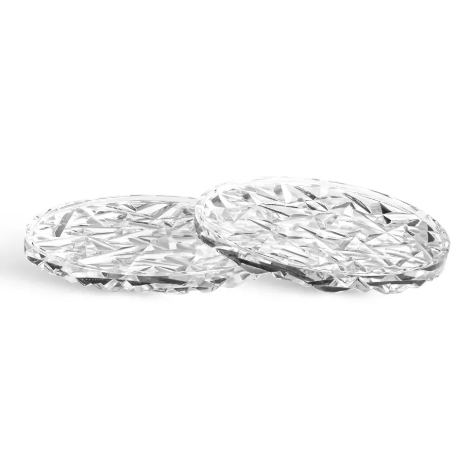 Carat glasunderlägg Ø10 cm 2-pack, Klar