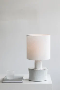Catherine bordslampa 47 cm, White matt-white