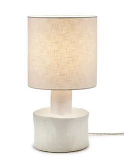 Catherine bordslampa 47 cm, White matt-white