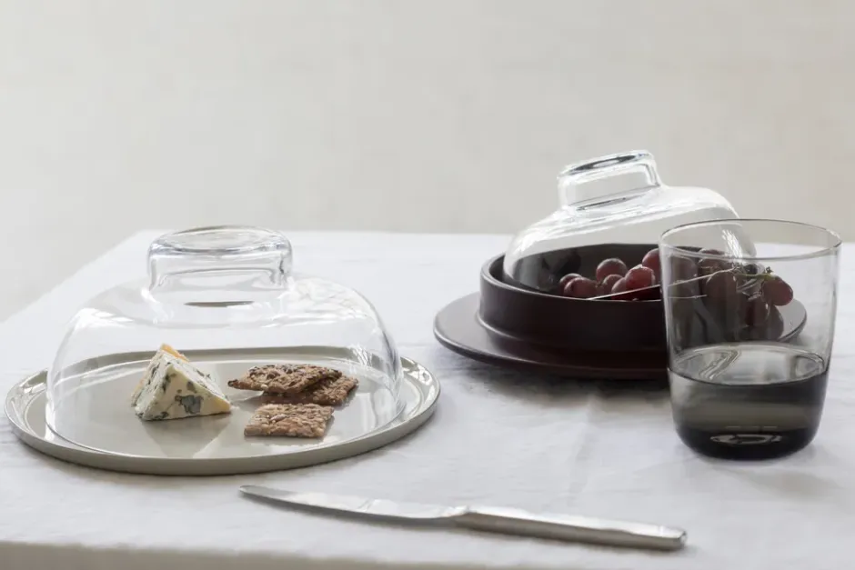 Cena högt glas Ø8,5 cm, Smokey Grey