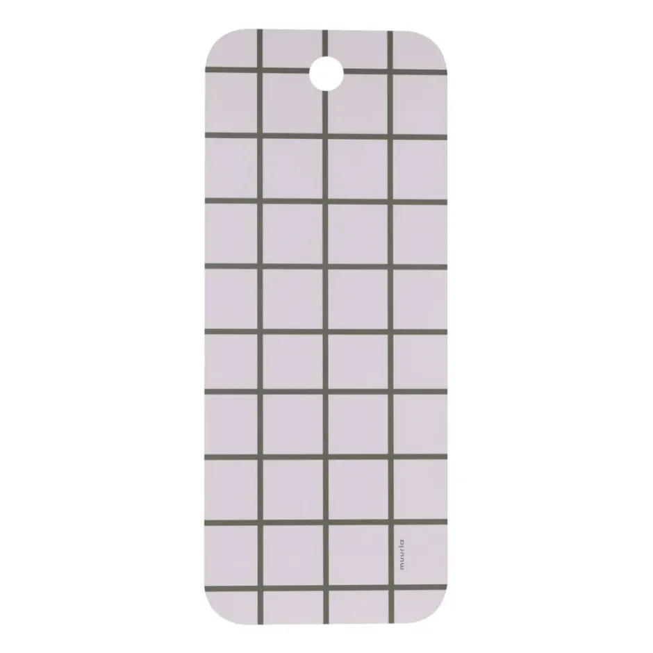 Checks & Stripes bricka 18x44 cm, Green-beige