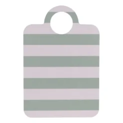 Checks & Stripes bricka 21x31 cm, Mint-blå