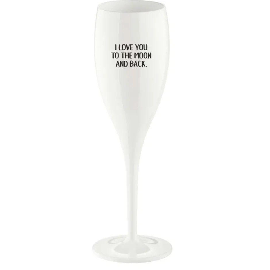 Cheers champagneglas 10 cl 6-pack, Love you to the moon