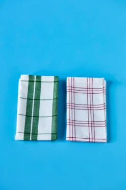 Chef bomullsservett 4-pack, Grön