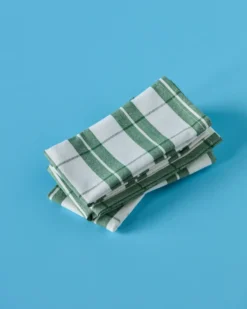 Chef bomullsservett 4-pack, Grön