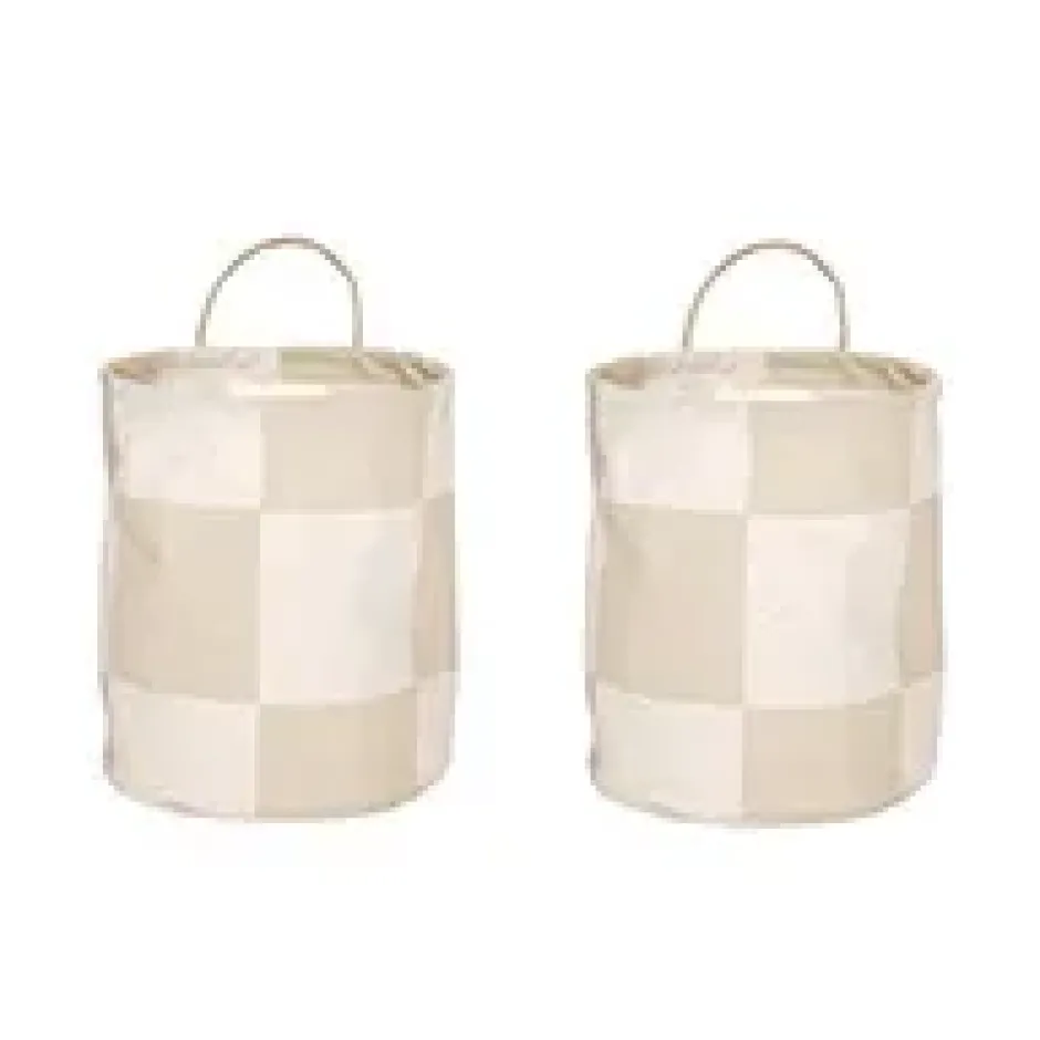 Chess förvaringskorgar small 2-pack, Clay-offwhite
