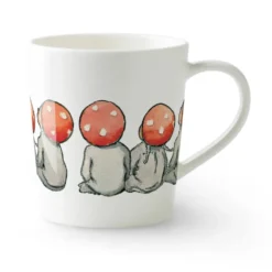 Children of the Forest mugg med öra 40 cl, Vit