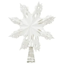 Christmas star toppstjärna, White