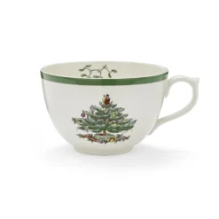 Christmas Tree jumbomugg, White-green-red, 56 cl