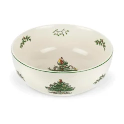 Christmas Tree serveringsskål, White-green-red, 3 L