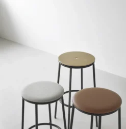 Circa barstol 65 cm, Svart aluminium