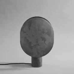 Clam bordslampa 43,5 cm, Oxiderad