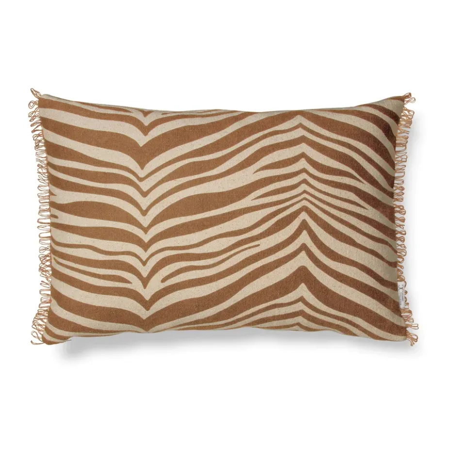 Classic Collection Zebra kudde 40x60 cm, Glazed Ginger